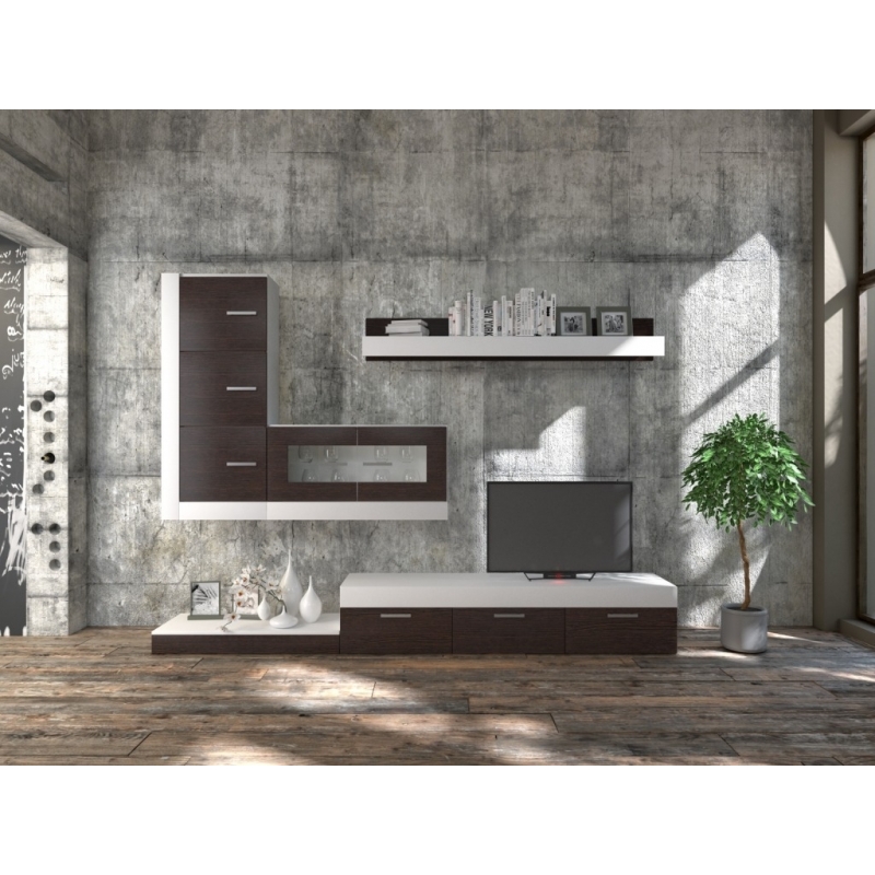 Living Andora Wenge/Alb 280 cm