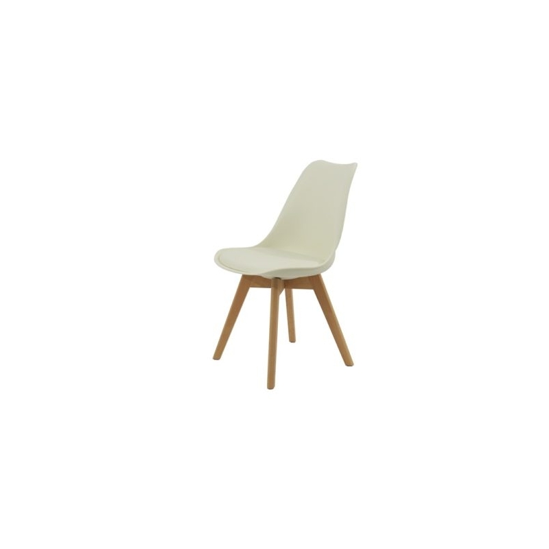 Scaun bucatarie Wiz S-142 Alb/Negru/Rosu