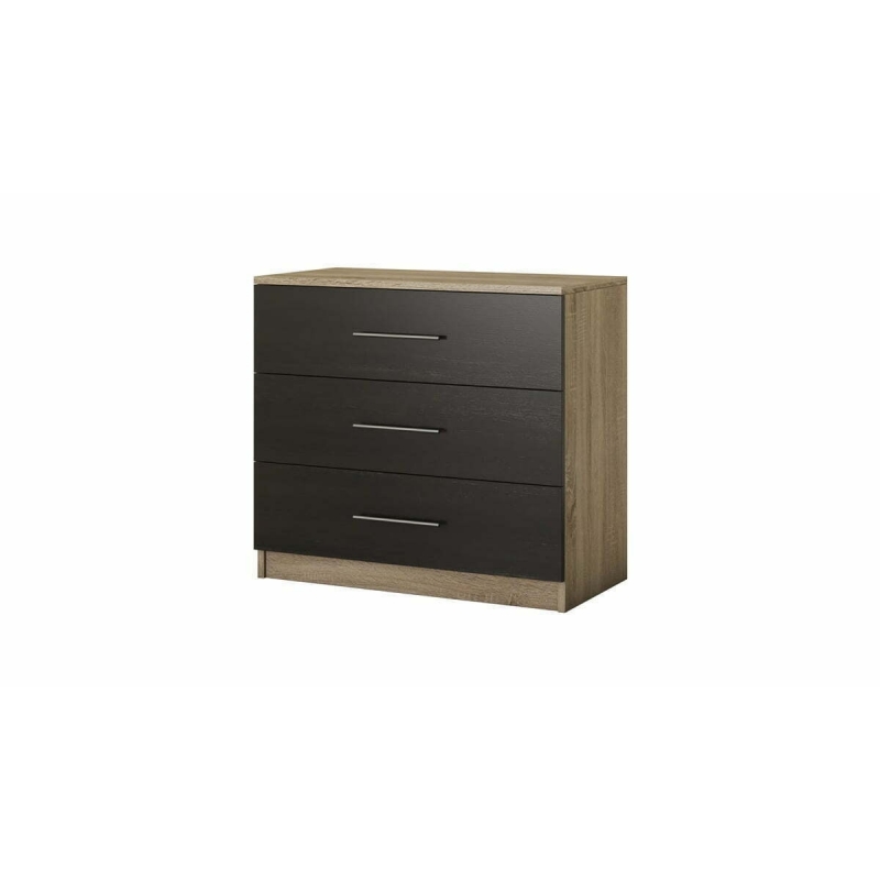 Comoda Alina , Sonoma Wenge, 90x82x45 cm