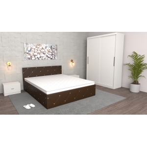 Dormitor Milano Wenge Alb...