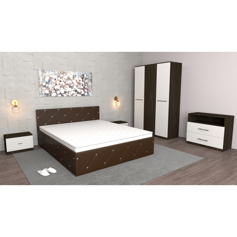 Dormitor Milano Wenge cu Dulap 3...