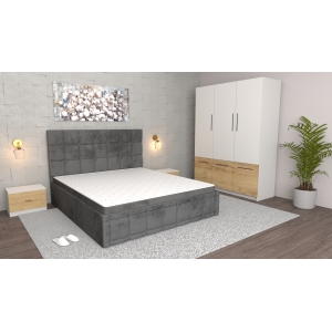 Dormitor Regal Gri Oak...