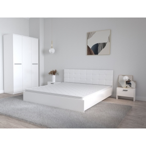 Set Dormitor Coral Alb cu...