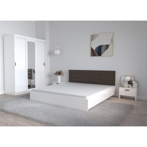 Set Dormitor Coral Alb cu...