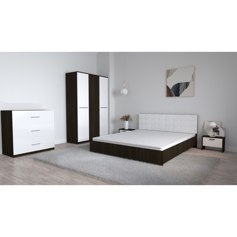 Set Dormitor Coral Wenghe cu tablie...
