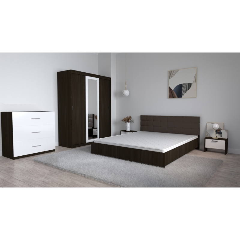 Set Dormitor Coral Wenghe cu tablie...