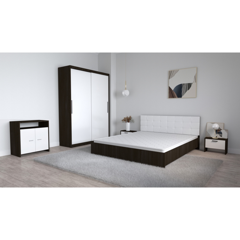 Set Dormitor Coral Wenghe cu tablie...