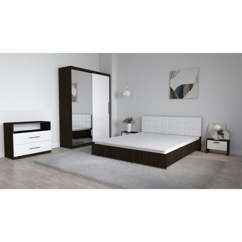 Set Dormitor Coral  Wenghe cu tablie...
