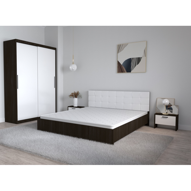 Set Dormitor Coral Wenghe cu tablie...