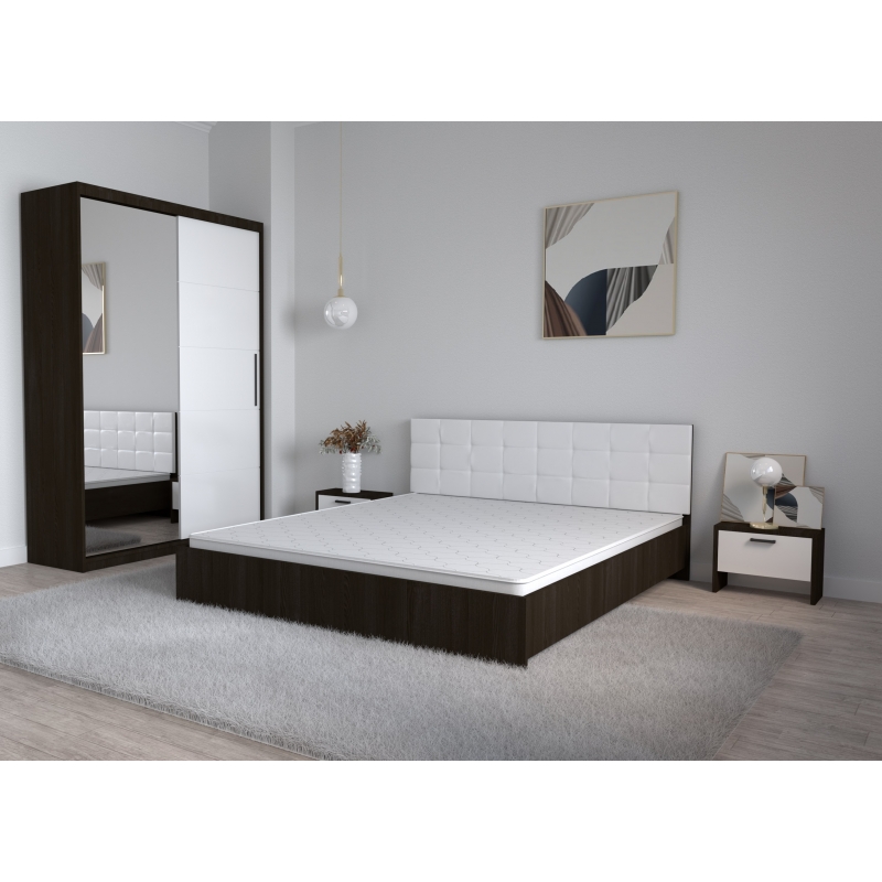 Set Dormitor Coral Wenghe cu tablie...