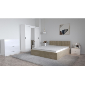 Set Dormitor Oliver Alb cu...
