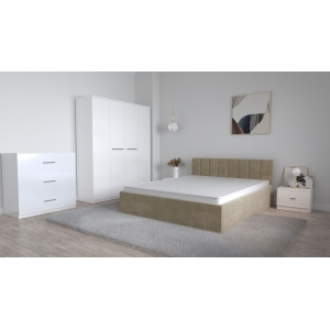 Set Dormitor Oliver Alb cu...