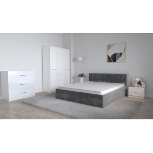 Set Dormitor Oliver Alb cu...