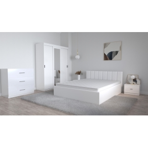 Set Dormitor Oliver Alb cu...