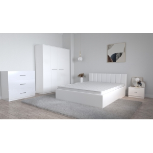 Set Dormitor Oliver Alb cu...