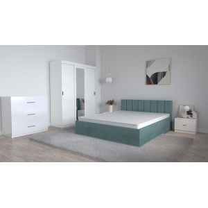 Set Dormitor Oliver Alb cu...