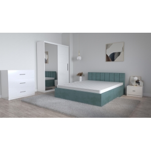 Set Dormitor Oliver Alb cu...