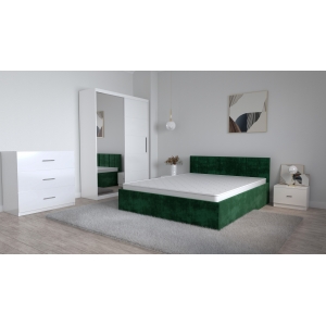 Set Dormitor Oliver Alb cu...