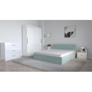 Set Dormitor Oliver Alb cu...