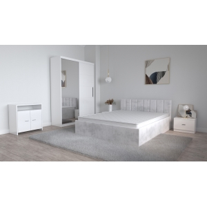 Set Dormitor Oliver Alb cu...