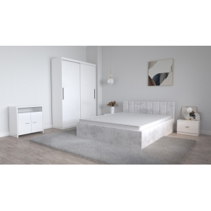 Set Dormitor Oliver Alb cu...