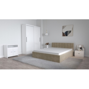 Set Dormitor Oliver Alb cu...