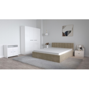 Set Dormitor Oliver Alb cu...