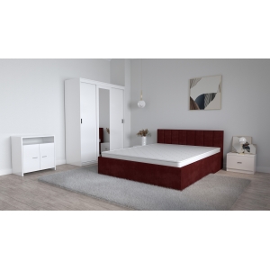Set Dormitor Oliver Alb cu...