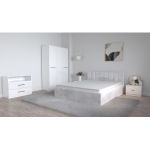 Set Dormitor Oliver Alb cu...