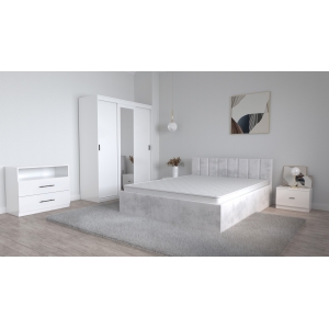 Set Dormitor Oliver Alb cu...