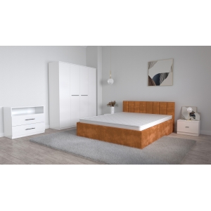 Set Dormitor Oliver Alb cu...