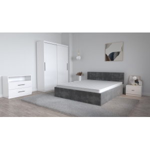 Set Dormitor Oliver Alb cu...