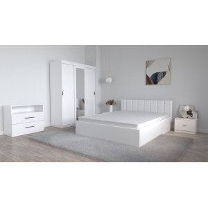 Set Dormitor Oliver Alb cu...