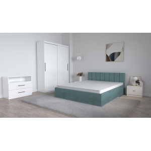 Set Dormitor Oliver Alb cu...