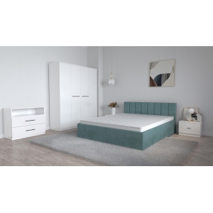 Set Dormitor Oliver Alb cu...