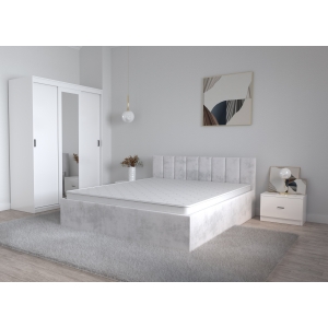 Set Dormitor Oliver Alb cu...