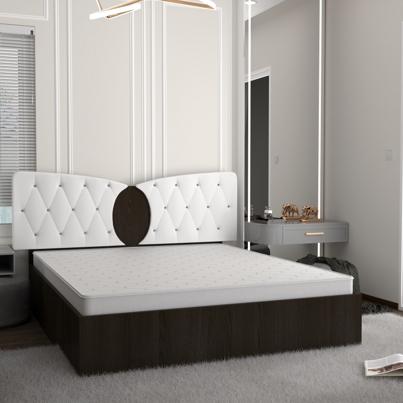 Pat Matrimonial Kent Magia Alb 160 cm...