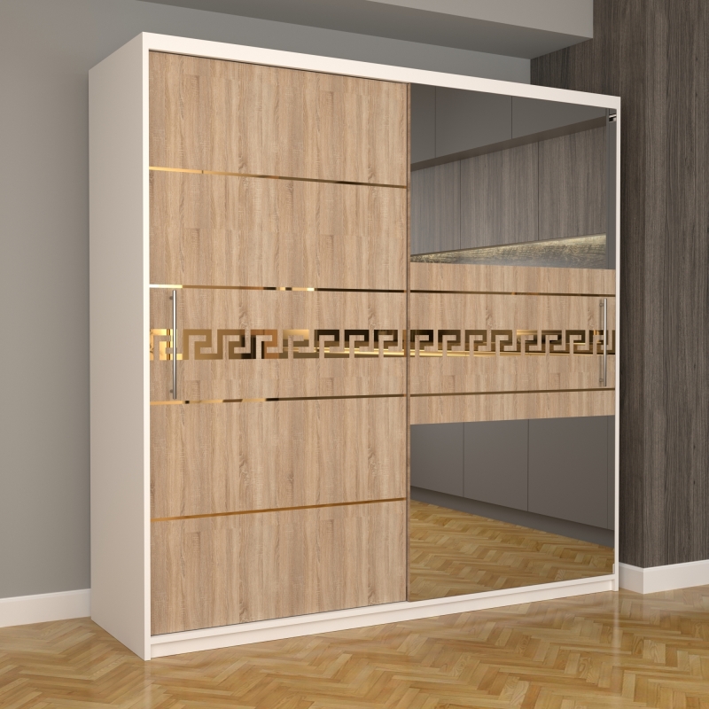 Dulap Dormitor Nova Gold 200 cm x 200...