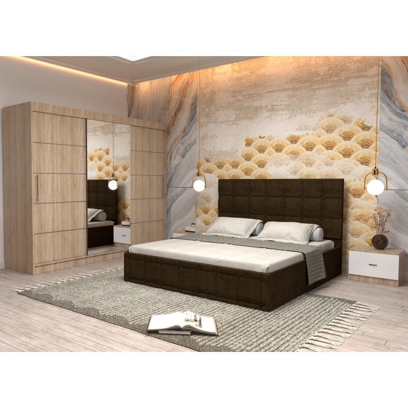 copy of Dormitor Regal cu Pat Tapitat...