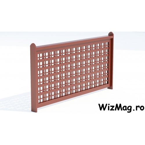 Balustrada lemn foisoare model Gothik