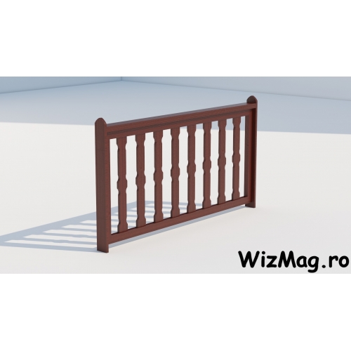 Balustrada lemn foisoare model Traditional