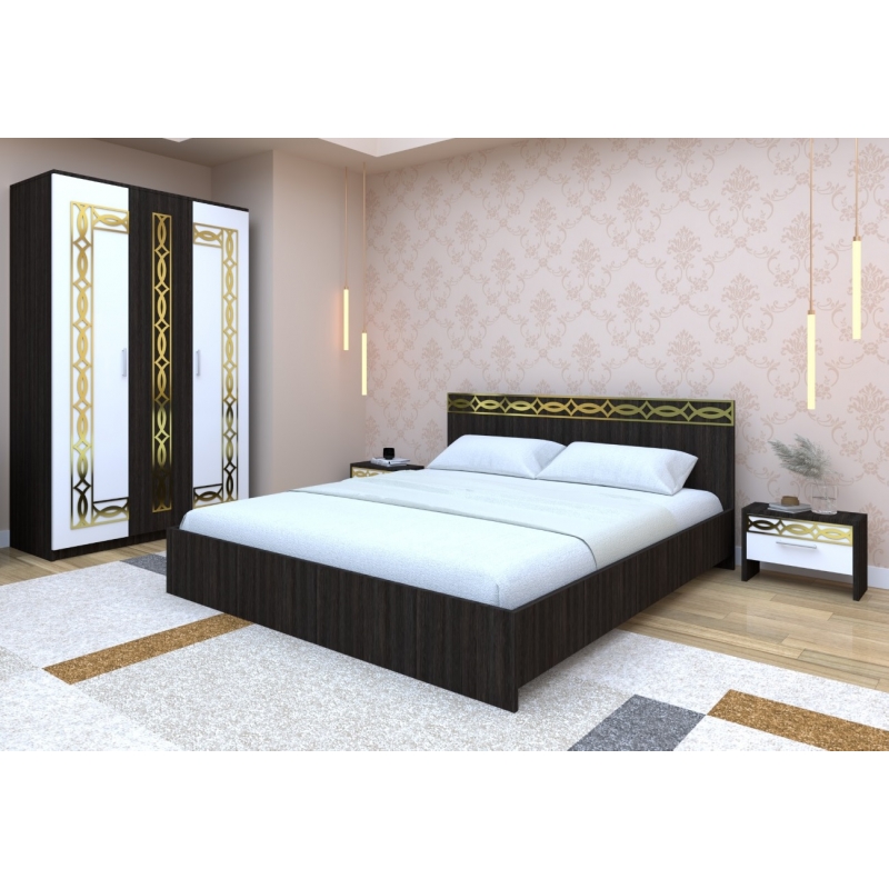 Set Dormitor Star Daria Gold Wenge...