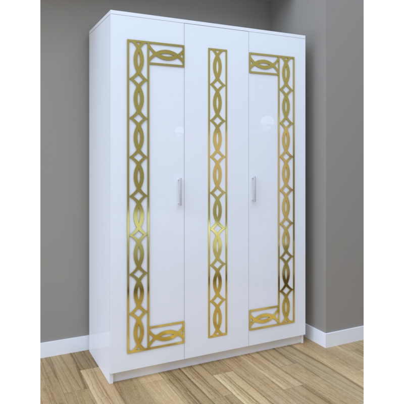 Dressing Star Daria Gold 123 cm alb...
