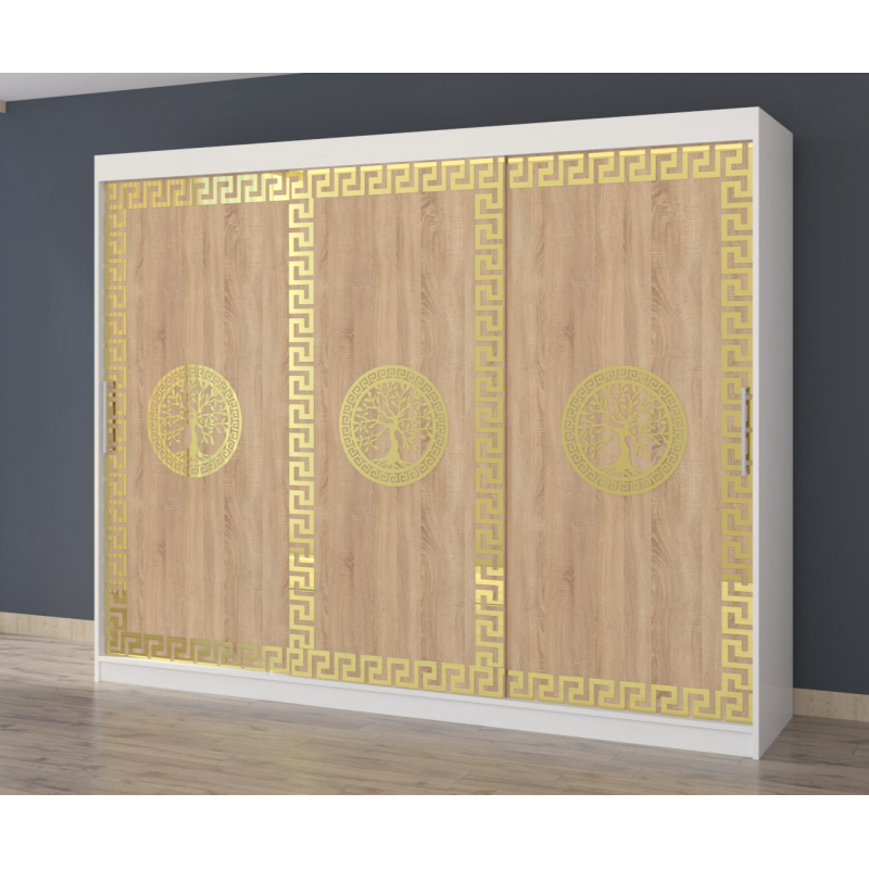 Dulap Dormitor Clara Alb 250 x 200 cm...
