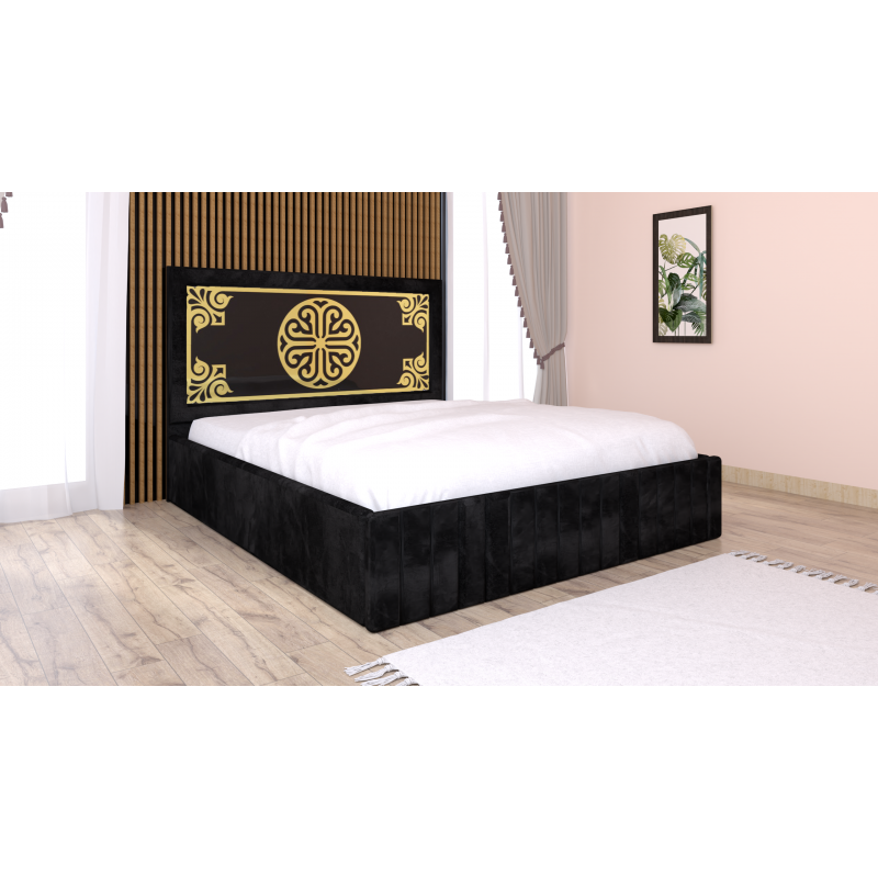 Pat Tapitat Stefan Cod114 Negru Fara...
