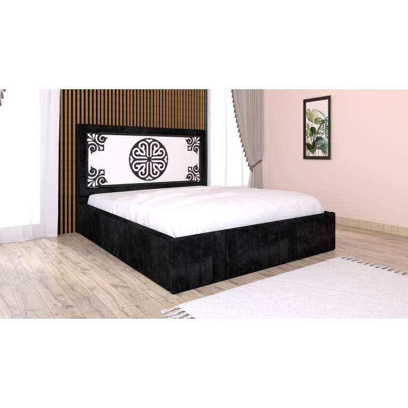 Pat Tapitat Stefan Cod115 Negru Fara...