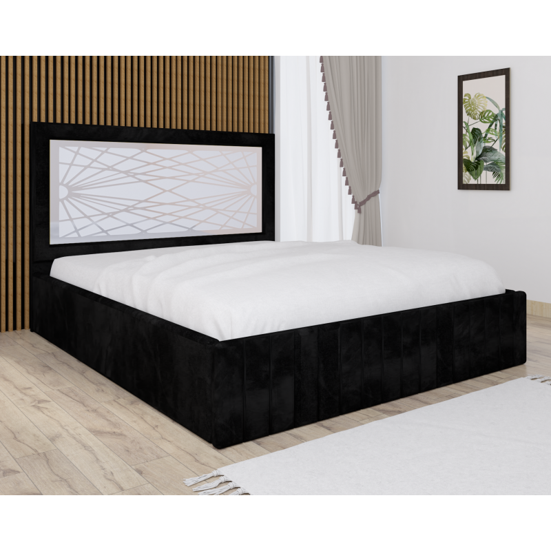 Pat Tapitat Stefan Cod169 Negru Cu...