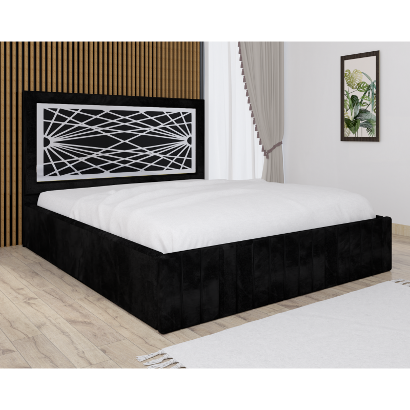 Pat Tapitat Stefan Cod174 Negru Fara...