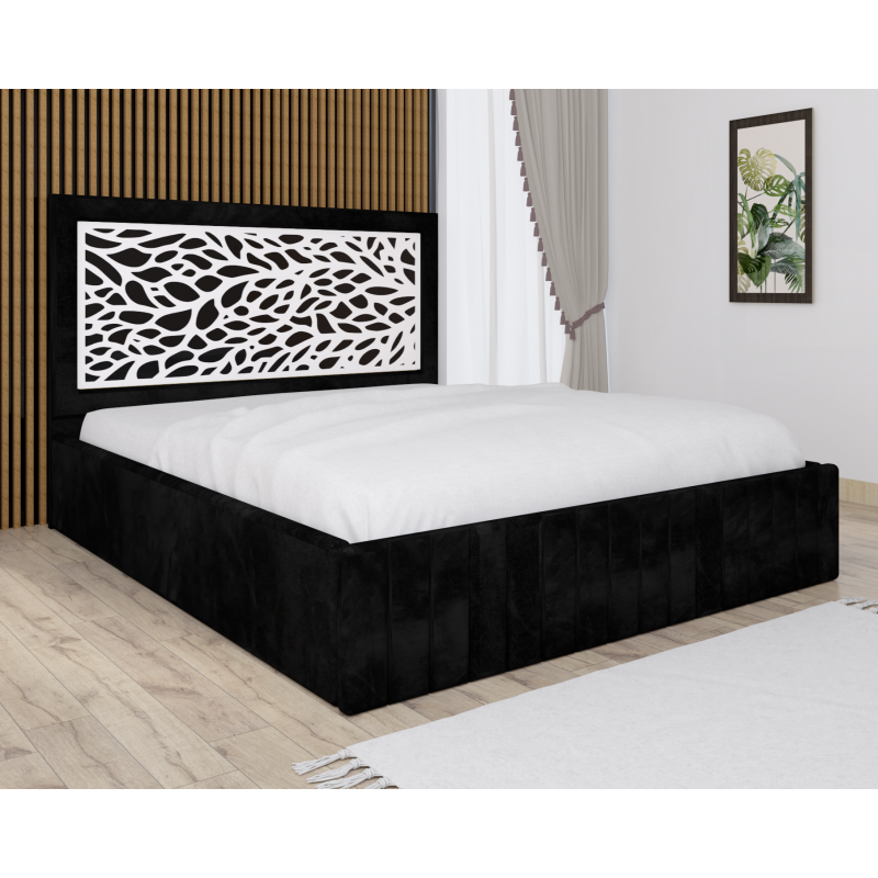 Pat Tapitat Stefan Cod178 Negru Cu...