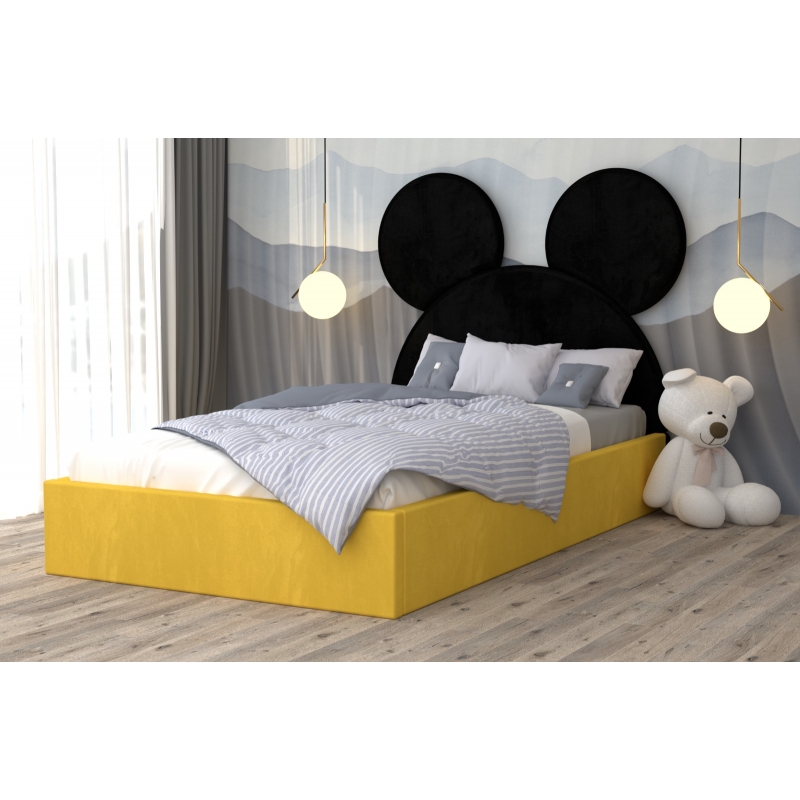 Pat Tapitat Mickey Negru Galben cu...